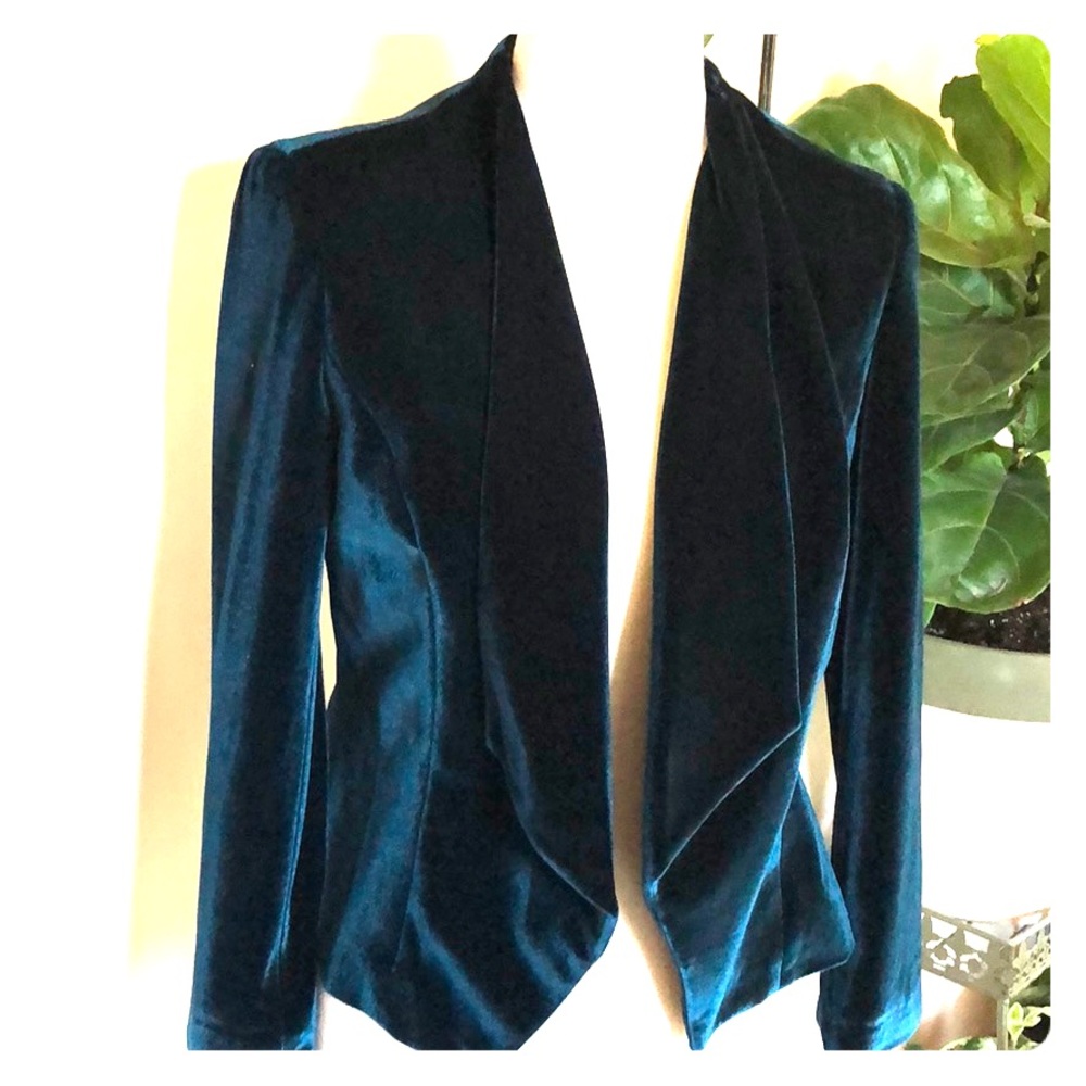 Never worn velour blazer